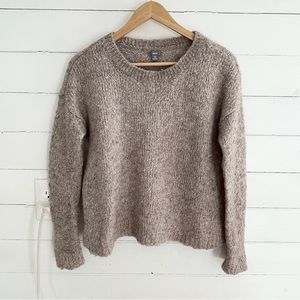 Fuzzy Beige Aerie Sweater